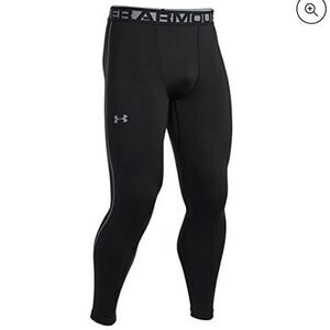 Under Armour Men's Evo Cg Comp Thermal Bottomslegging - Black / Steel